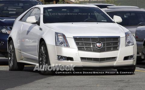 Spied: 2010 Cadillac CTS coupe