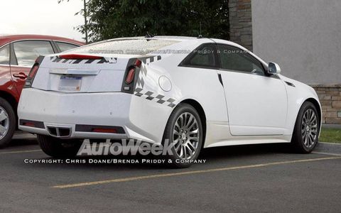 Spied: 2010 Cadillac CTS coupe