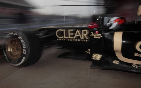 Kimi Raikkonen, Lotus F1 Team.