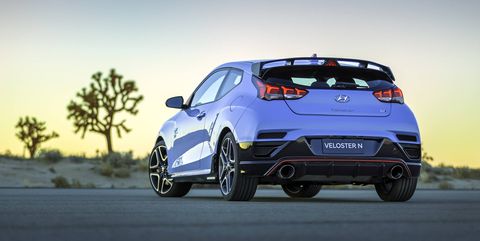 the 2021 hyundai veloster n comes with a turbocharged i4 making 250 hp and 260 lb ft of torque the performance pack adds 25 ponies for a total of 275 hp