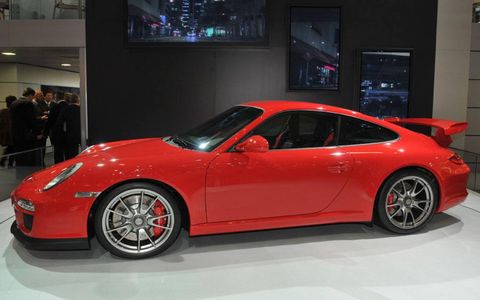 Porsche unveiled the 911 GT3 at the Geneva motor show.