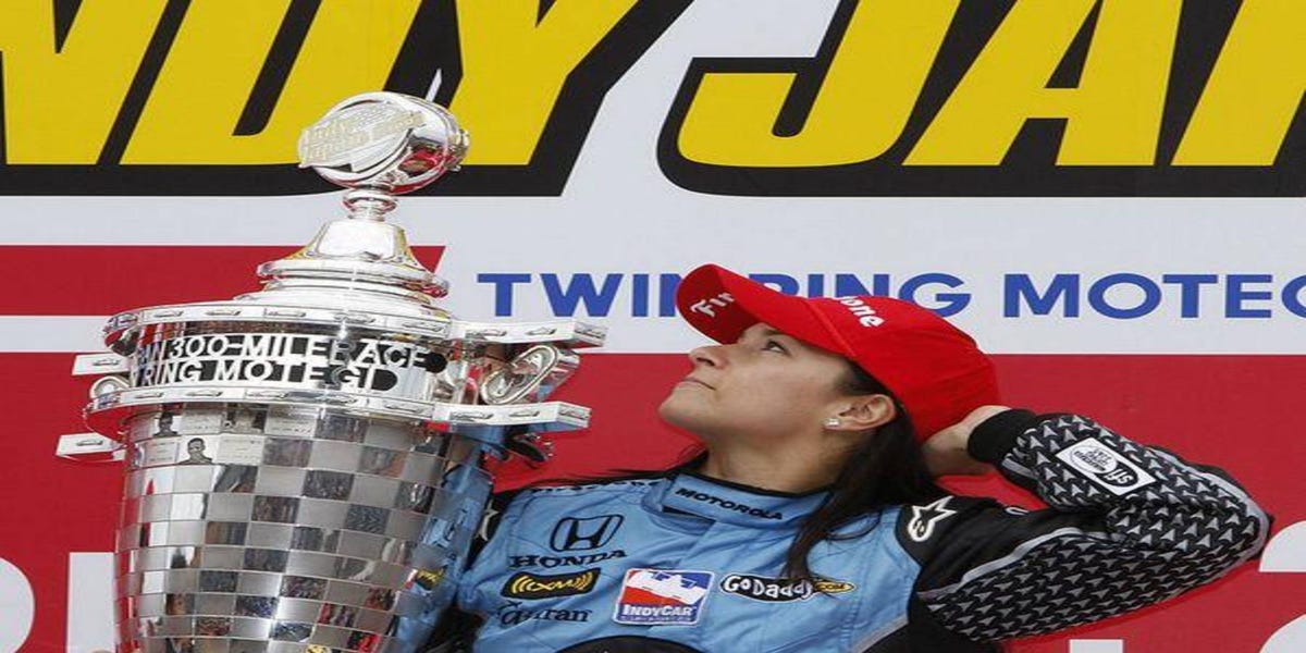 Danica's day: Patrick becomes first woman to win IndyCar race