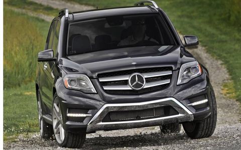 The 2013 Mercedes-Benz GLK350 4Matic is powered by a 3.5-liter V6 making 302 hp and 273 lb-ft of torque.