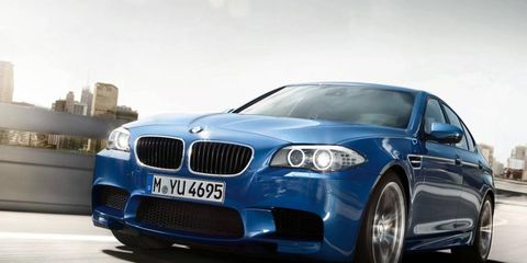 The 2013 BMW M5 retains classic BMW styling while adding more aggressive body lines.