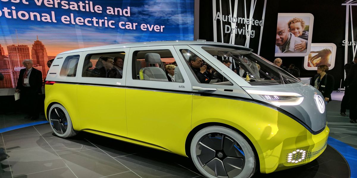 VW I.D. BUZZ concept previews electric Microbus-styled MPV