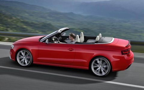 RS 5 fans who have been waiting for a convertible option will also appreciate the lack of a gas-guzzler tax on this top performer.