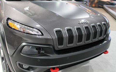 The clipped grille of the new 2014 Jeep Cherokee has been controversial.