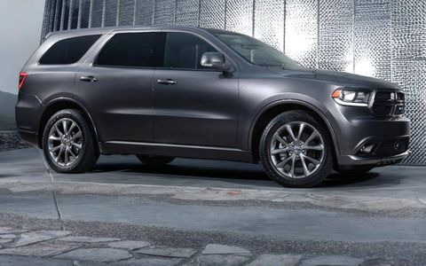 The restyled 2014 Dodge Durango goes on sale this fall.