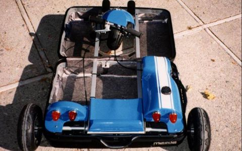 The Mazda Suitcase Car ready to run.