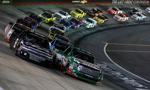 Sights from the NASCAR Camping World Truck Series action at Bristol Motor Speedway Thursday August 16, 2018.