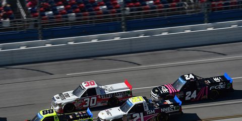 Sights from the NASCAR action at Talladega Superspeedway, Saturday Oct. 13, 2018.