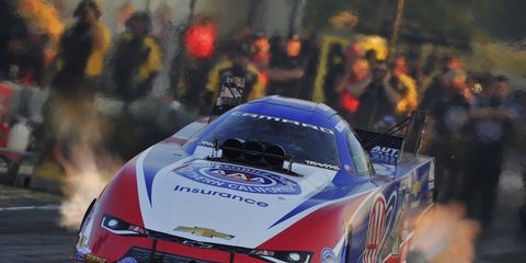 Robert Hight heads into Saturday qualifying atop the Funny Car charts at Gateway Motorsports Park.