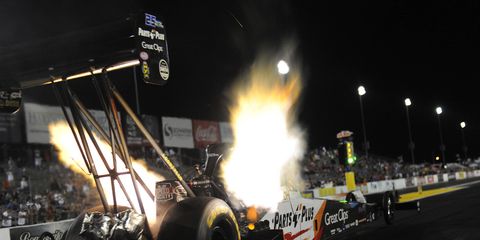 Clay Millican made a  3.631-second pass at 330.39 mph Friday.