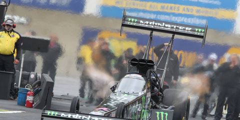 Brittany Force captured her fourth career top-qualifying spot in Top Fuel.