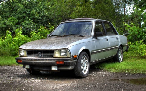 the turbodiesel engine was not a popular option on the peugeot 505