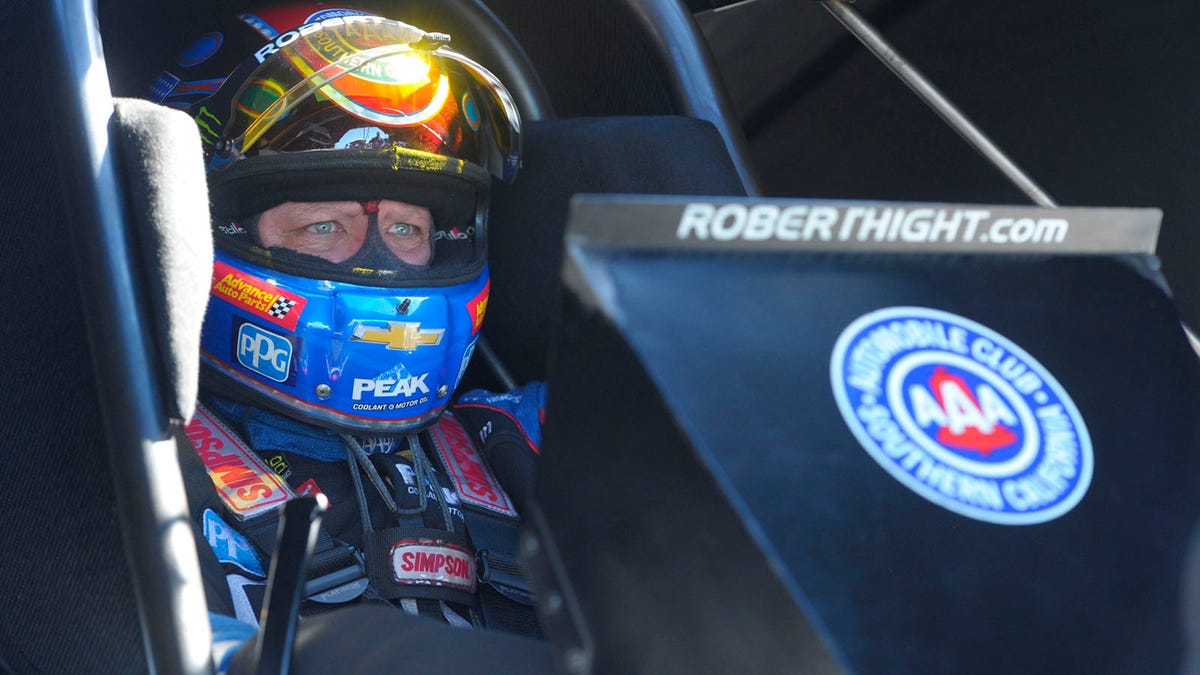 Video: NHRA Funny Car driver Robert Hight OK after fiery crash at