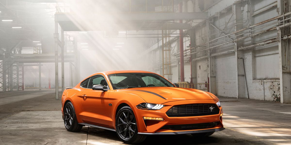The 2020 Ford Mustang EcoBoost High Performance comes in new colors and with a 20-hp bump making output 330 hp and 350 lb-ft of torque.