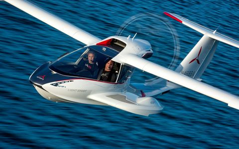 The ICON A5 is a two-seater amphibious plane that requires only a sport license to fly, which takes just 20 hours in the air to obtain. We flew the A5 and found it light and responsive. It's easy to fly and offers up tons of adventure possibilities. Price is a little steep: between about $200,000 and $250,000 or so.