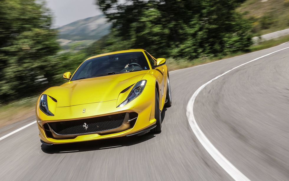 The 812 Superfast produces a staggering 800 hp from its 6.5-liter V12.