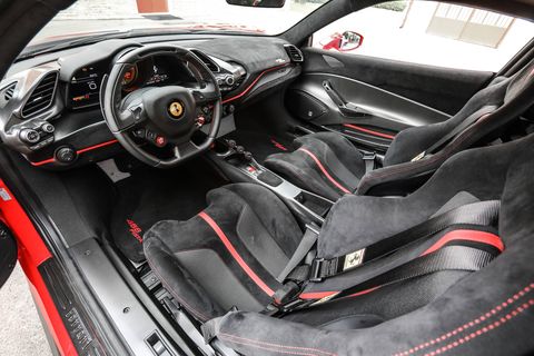 2019 Ferrari 488 Pista Interior.