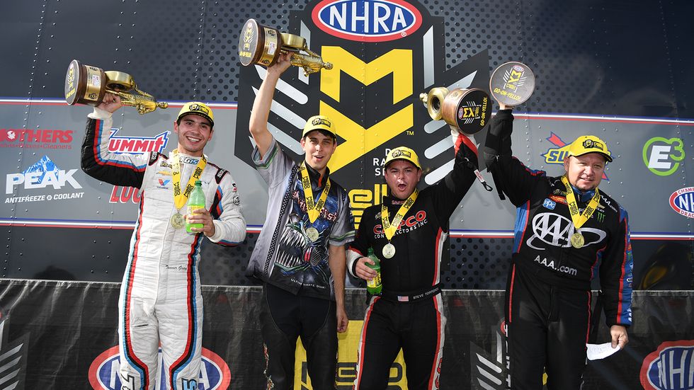 The NHRA Mello Yello Drag Racing Series continues Oct. 12-14 with the fourth race in the Countdown to the Championship, the NHRA Carolina Nationals at zMAX Dragway in Charlotte, N.C.