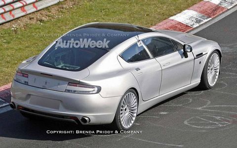 Spied: Aston Martin Rapide