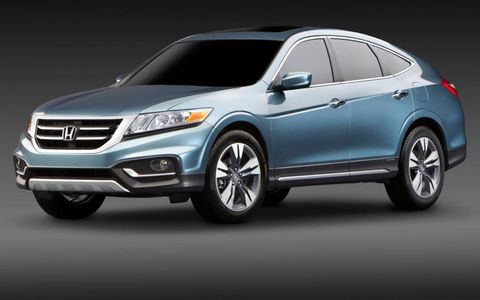 A front angle of the Honda Crosstour concept.