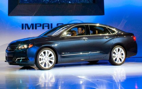 The 2014 Chevrolet Impala debuted at the New York auto show.