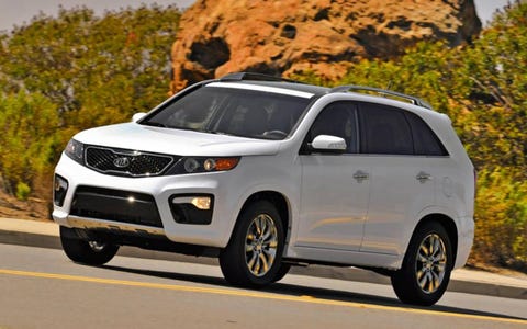 2013 Kia Sorento SX review notes gallery