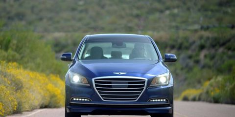 Approximately 24,400 Genesis sedans manufactured in 2014 face recall over a water leak.