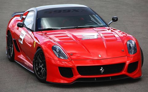 Ferrari says the 599XX can lap Fiorano in 1 minute, 17 seconds.