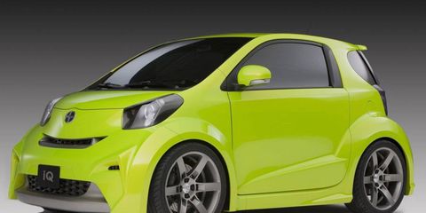 The Scion iQ is based on the Toyota city car of the same name in Europe.