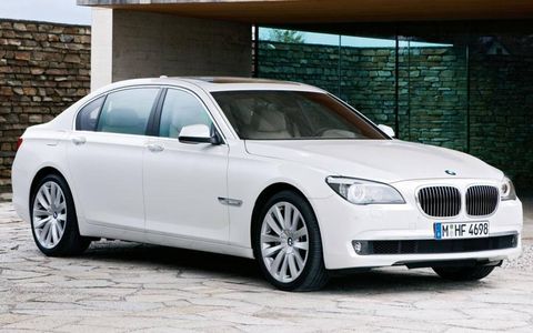 The BMW 760i uses an eight-speed automatic transmission from ZF.