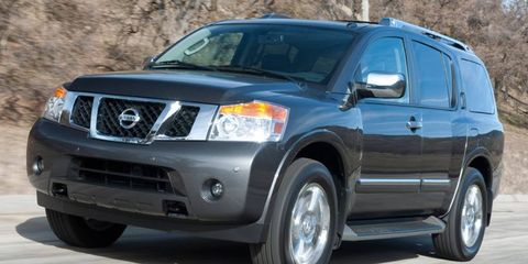 The 2012 Nissan Armada is powerful and fuel thirsty.