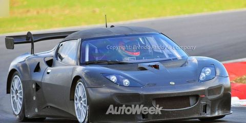 Lotus Evora GT2 spied