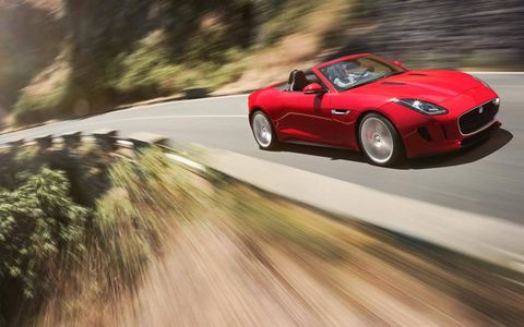 HP in the new F-Type ranges from 360 to a meaty 495.