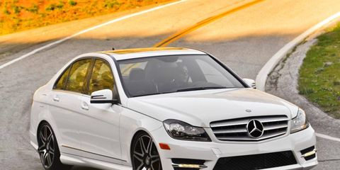 The 2013 Mercedes-Benz C300 4Matic sedan is powered by a 3.0-liter V6 making 248 hp and 251 lb-ft of torque.