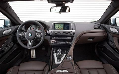 The BMW M6 Gran Coupe has four driving modes ranging from "comfort" to "sport-plus."