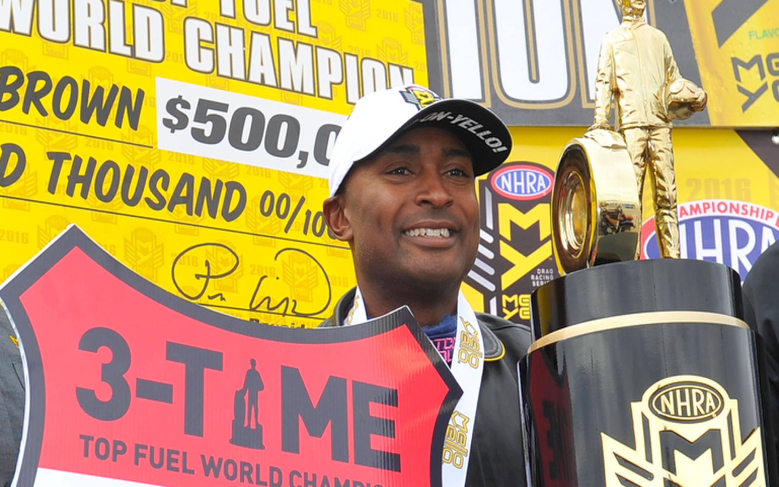 Antron Brown Repeats As NHRA Top Fuel Champion