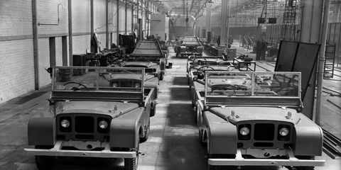 Land Rover Series I production began in 1948. The vehicle was supposed to be a stopgap for British automaker Rover, but consumer demand precluded that any thoughts of making production temporary.