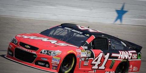 Kurt Busch beat teammate and defending NASCAR Sprint Cup Series champion Kevin Harvick to the pole at Texas Motor Speedway on Friday.