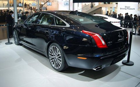 The Jaguar XJ Ultimate introduced at the Beijing motor show.