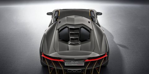 Lamborghini unveiled the V12-powered Centenario at the 2016 Geneva motor show; the car is a tribute to the company’s founder, Ferruccio Lamborghini. Just 20 coupes and 20 roadsters will be built.