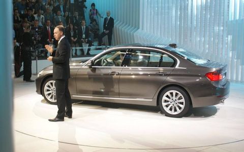 The BMW 328Li is a long-wheel base vehicle introduced at the Beijing motor show.