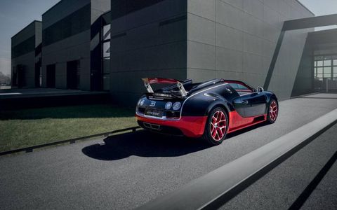 The Bugatti Veyron 16.4 Grand Sport Vitesse.