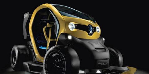 Behold, the Twizy F1 concept: Gallic ingenuity at its finest.