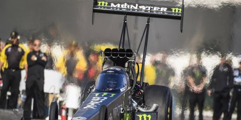 Brittany Force made the quickest pass in Auto Club Raceway at Pomona history Friday.
