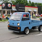 This might be the most unusual truck seen all weekend -- the Honda Acty.