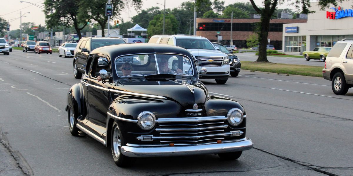 1947/48 Plymouth at the 2018 Woodward Dream Cruise