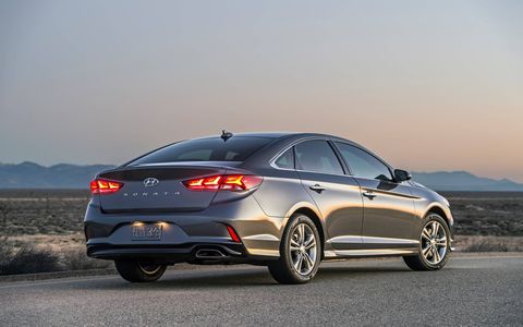 The 2018 Hyundai Sonata redesign is more aggressive than the last, but not as wild at the 2009 restyle.